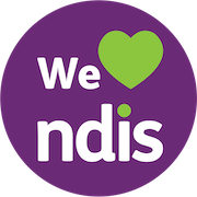 We love NDIS Badge