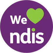 We love NDIS Badge